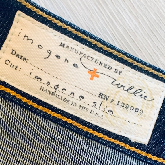 Imogene + Willie Imogene Slim Jeans Dark Wash 27 - Picture 6 of 9